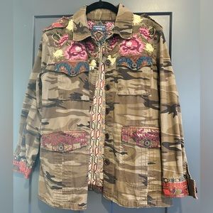 Johnny Was Military Jacket